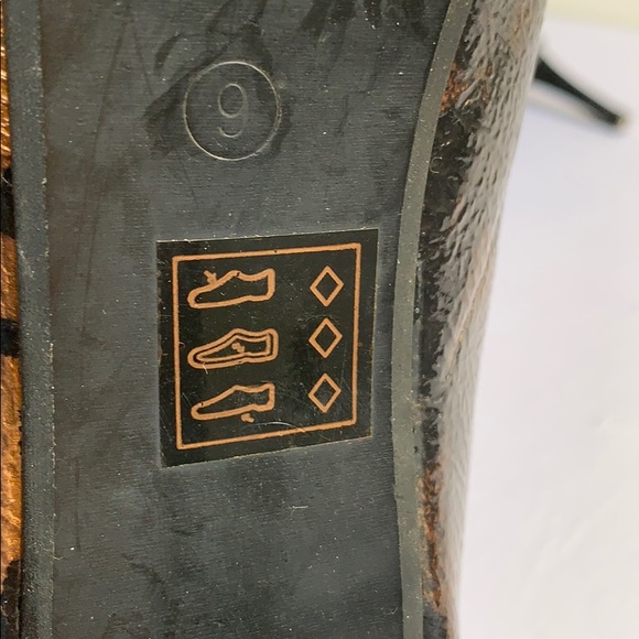 Suzy Shier Animal Print Heels Size 9 - Picture 5 of 5